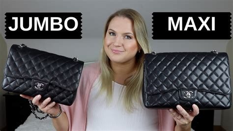 chanel flap bag jumbo vs maxi